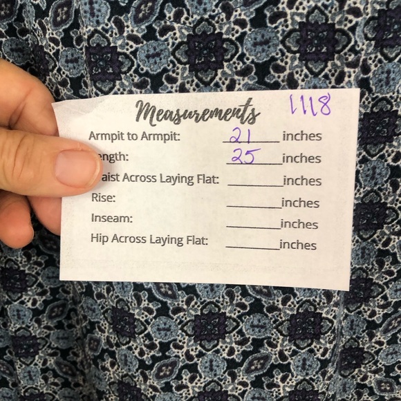 J. Jill Peasant Blouse Top Raglan Blue Geometric Pattern - Picture 10 of 10